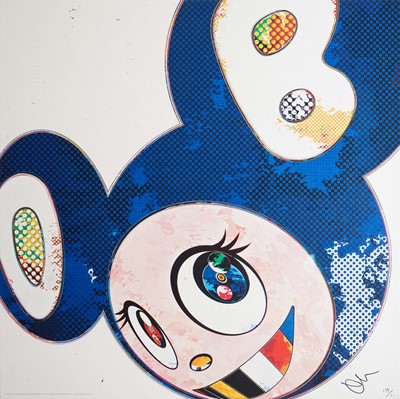 Lot 141 - Takashi Murakami (Japanese 1962-), 'And Then x6 (Marine Blue: The Superflat Method)', 2013