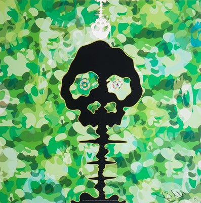 Lot 151 - Takashi Murakami (Japanese 1962-), 'TIME - Camouflage Moss Green', 2009