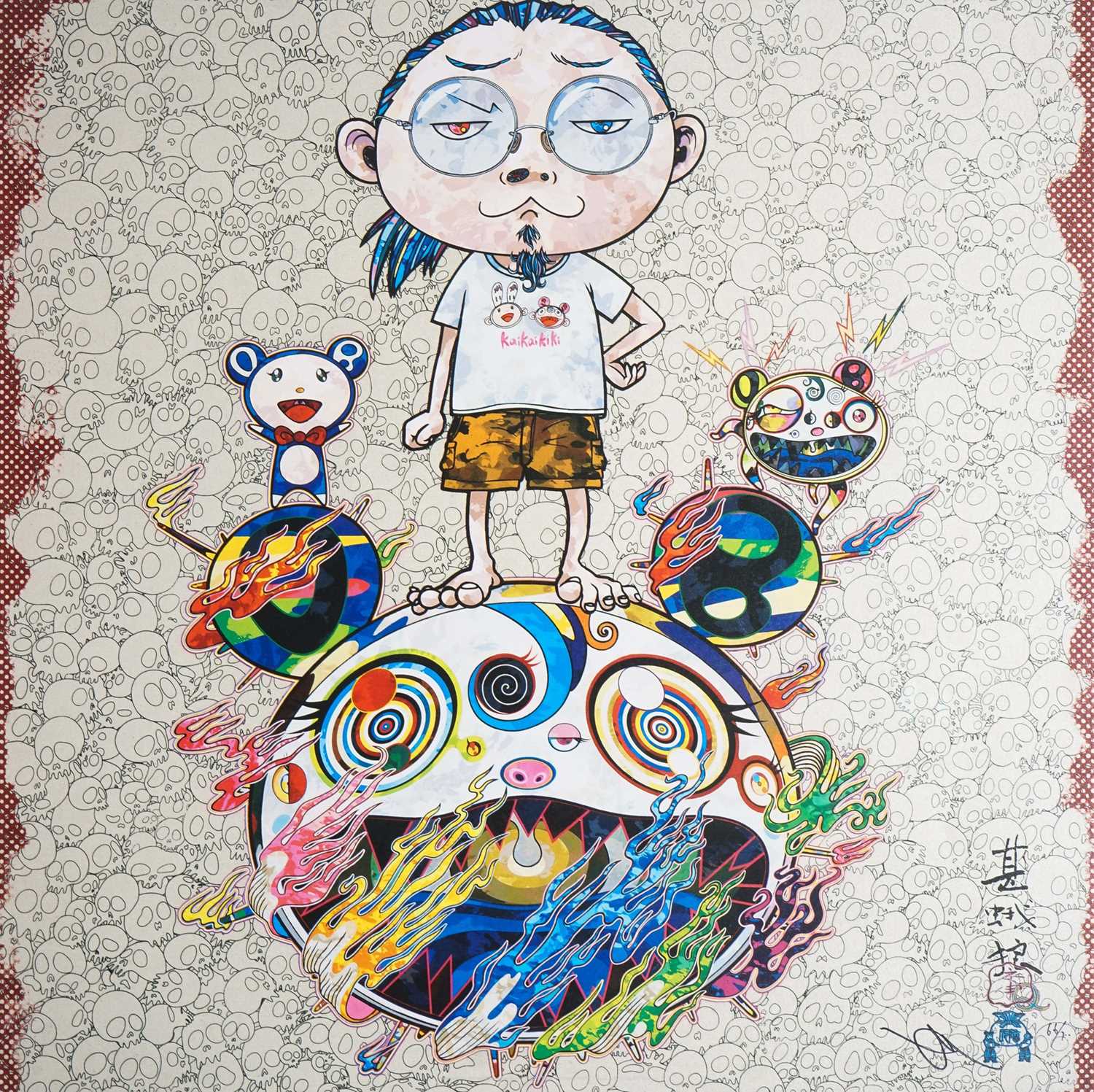 Lot 149 - Takashi Murakami (Japanese 1962-), 'Obliterate The Self And Even A Fire Is Cool', 2013