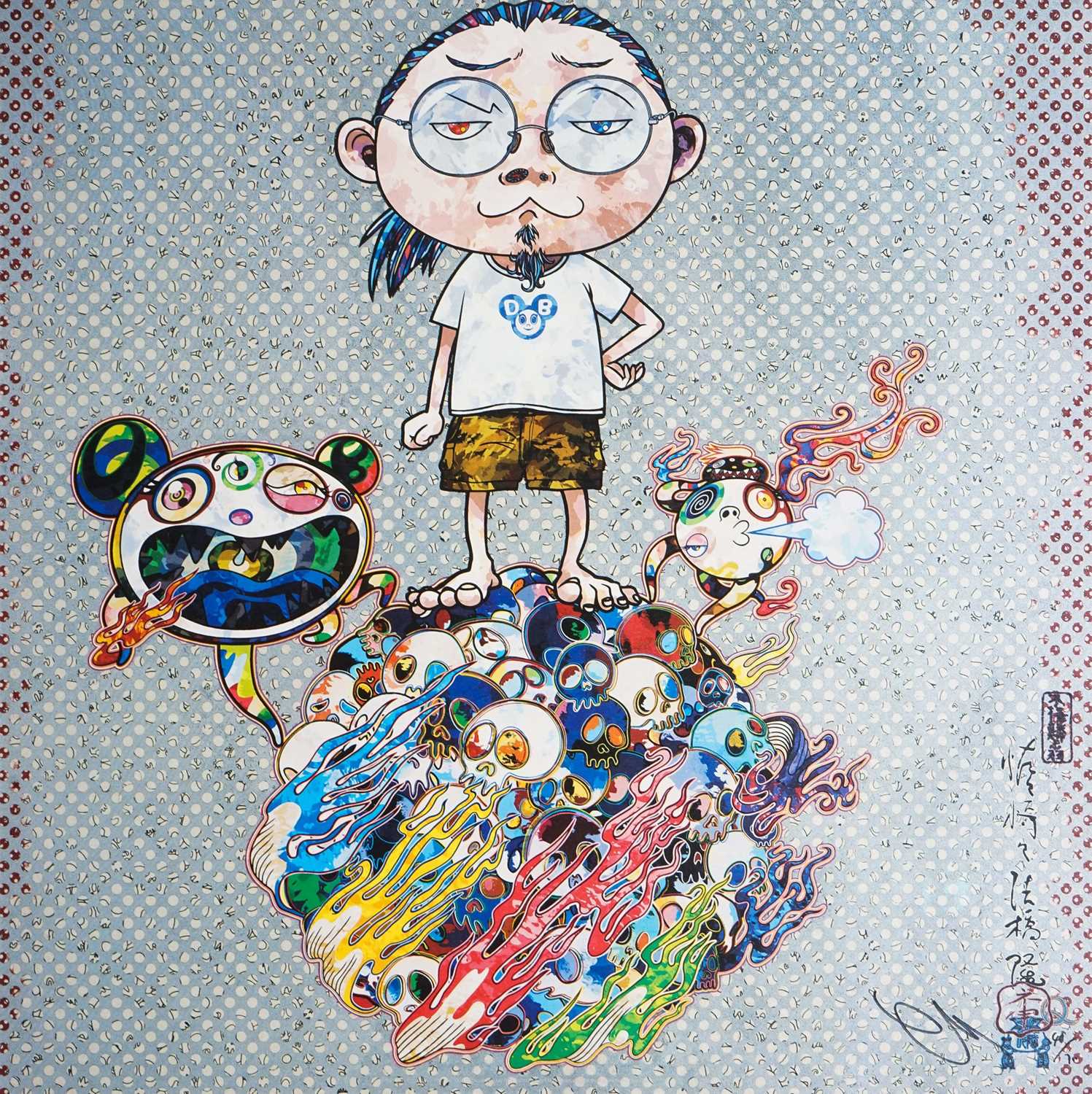 Lot 148 - Takashi Murakami (Japanese 1962-), 'Mr.DOB Comes To Play His Flute', 2013
