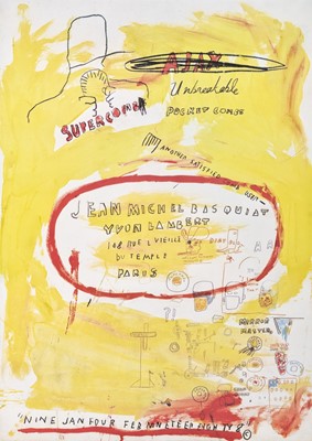 Lot 191 - Jean-Michel Basquiat (American 1960-1988), 'Supercomb', 1988