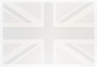 Lot 351 - Peter Blake (British b.1932), 'Union Flag (Greyscale)', 2016