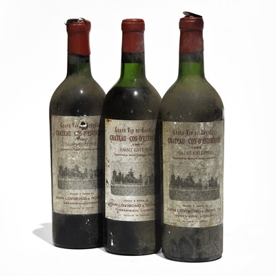 Lot 22 - 3 bottles 1961 Ch Cos d'Estournel