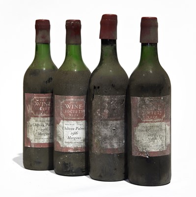 Lot 23 - 4 bottles Mixed 1966 Bordeaux