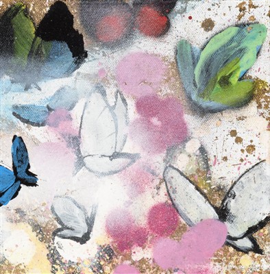 Lot 295 - Xenz (British), 'Butterfly Mosaic', 2009