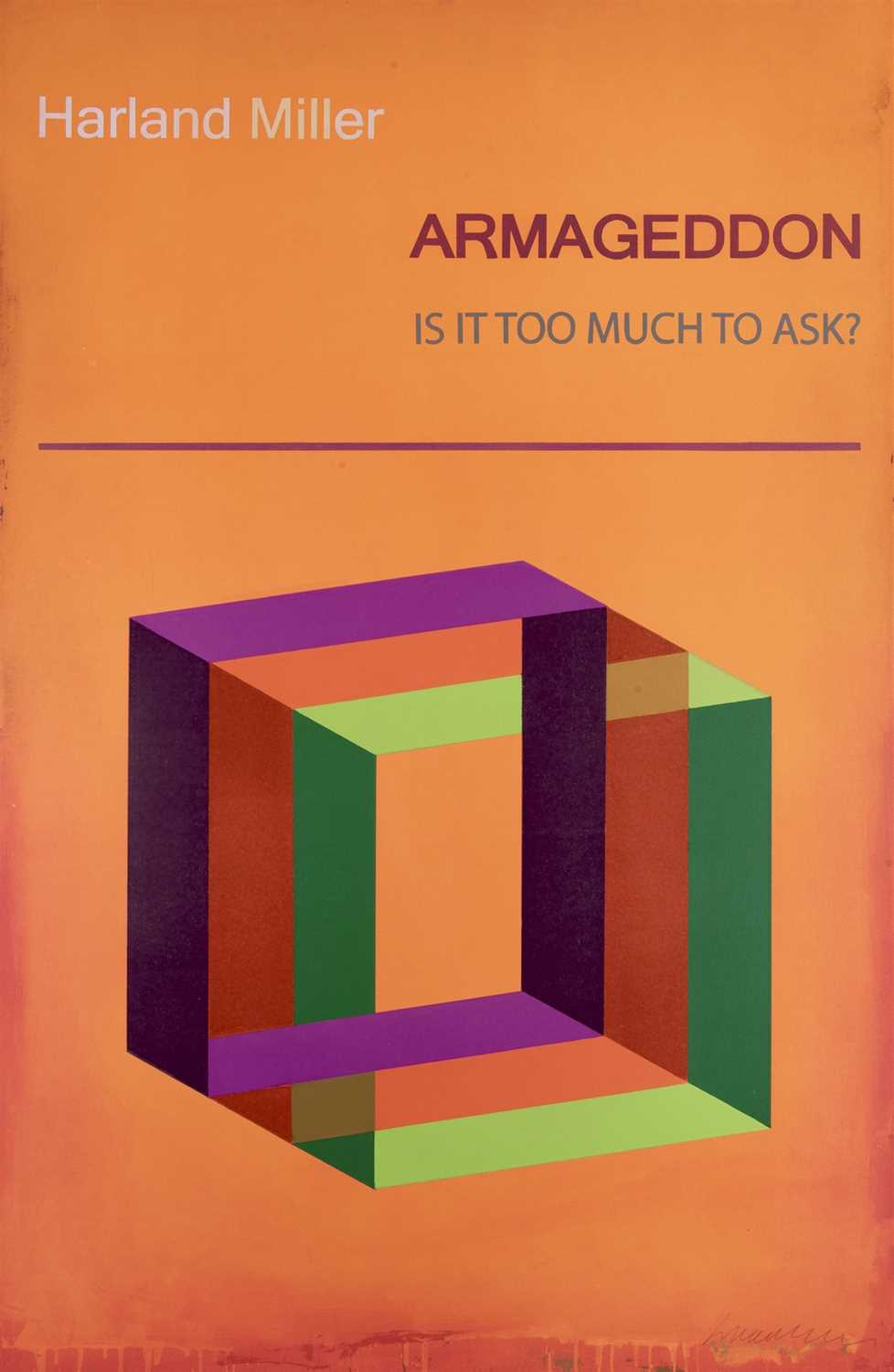 Lot 271 - Harland Miller (British 1964-), 'Armageddon: Is It Too Much To Ask? (Large)', 2017