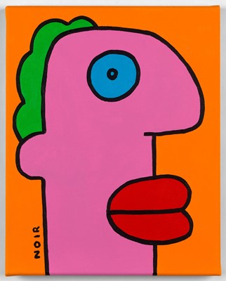 Lot 324a - Thierry Noir (French 1958-), 'I Have Been Waiting Long Enough; I Am Going On A Foot Trip To See If There Is Sunshine At The End Of The Tunnel', 2020