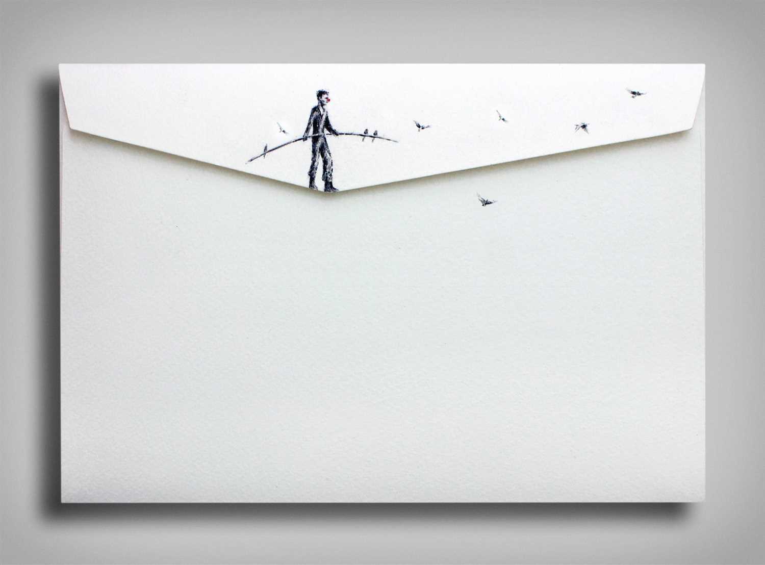 Lot 430 - Pejac (Spanish b.1977), 'Love Letter (Special Edition)', 2018, hand embellished