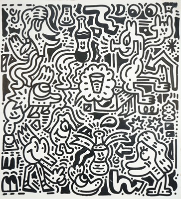 Lot 156 - Mr Doodle (British 1994-), 'Untitled', 2016