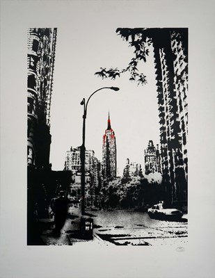 Lot 309 - Nick Walker (British 1969-), 'Empire State (From The Morning After Series, Black & White Version)', 2009