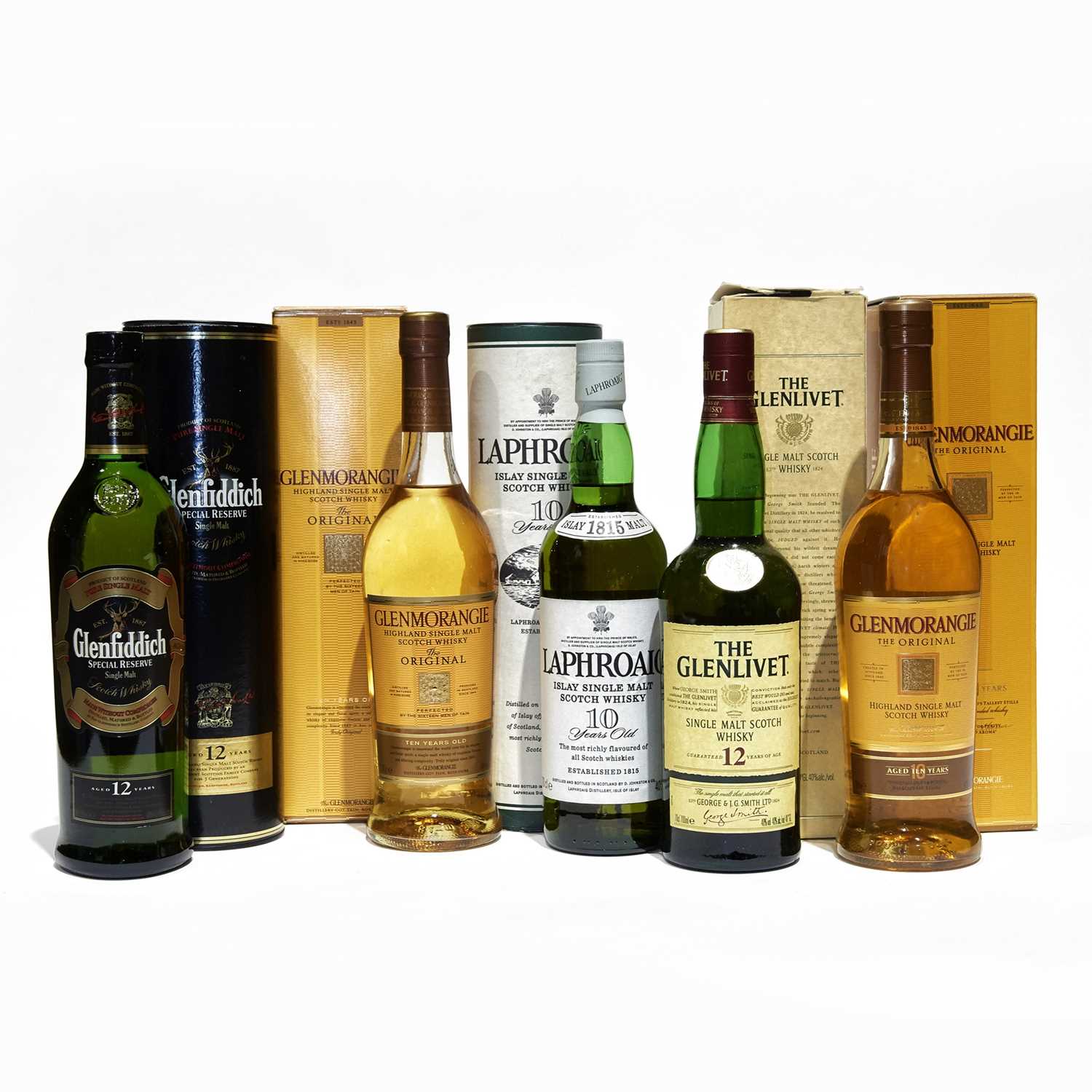 Lot 135 - 5 bottles Mixed Single Malt Whisky
