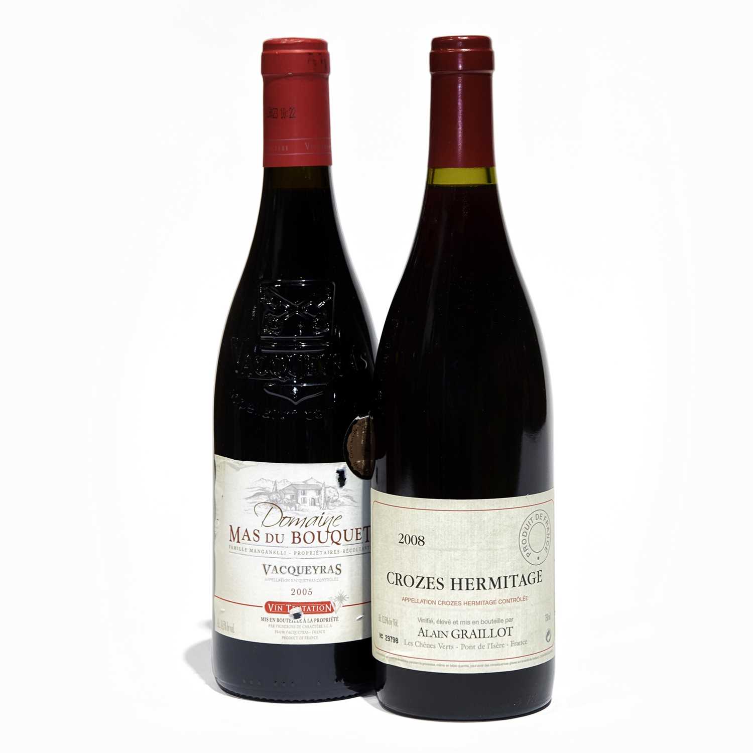 Lot 77 - 10 bottles Mixed Red Rhone