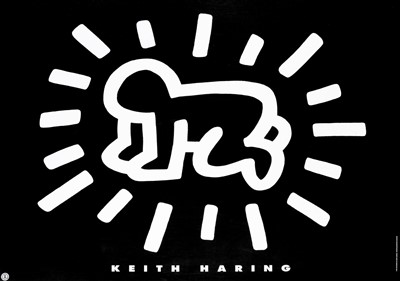 Lot 203 - Keith Haring (American 1958-1990), ‘Radiant Baby’, 1993