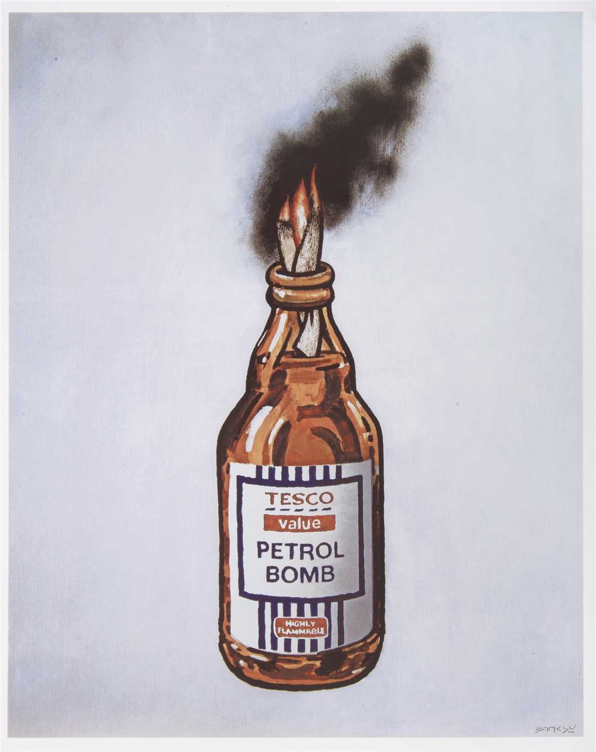 Lot 127 - Banksy (British b.1974), ‘Tesco Value Petrol Bomb’, 2011
