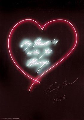 Lot 113 - Tracey Emin (British b.1963), ‘My Heart Is With You Always', 2015
