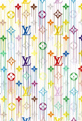 Lot 450 - Zevs (French b.1977), 'Liquidated Louis Vuitton Multicore', 2011