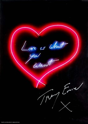 Lot 97 - Tracey Emin (British 1963-), ‘Love Is What You Want', 2015