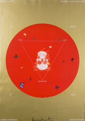 Lot 28 - Damien Hirst (British 1965-), 'Death of God, Galeria Hilario Galguera', 2006
