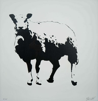 Lot 209 - Blek Le Rat (French 1951-), 'Sheep', 2006