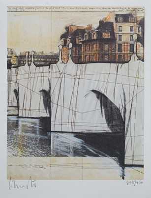 Lot 25 - Christo & Jeanne-Claude (Collaboration), 'The Pont-Neuf Wrapped', 1976/2020