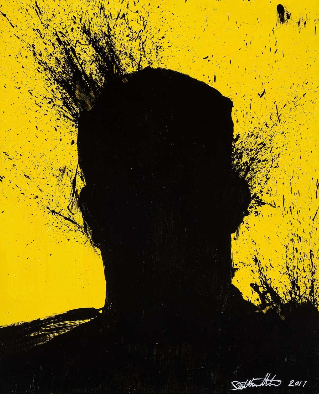 Lot 197 - Richard Hambleton (Canadian 1952-2017), 'Shadow Head (Yellow)', 2017