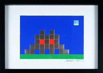 Lot 183a - Invader (French 1969-), 'Home Earth', 2010