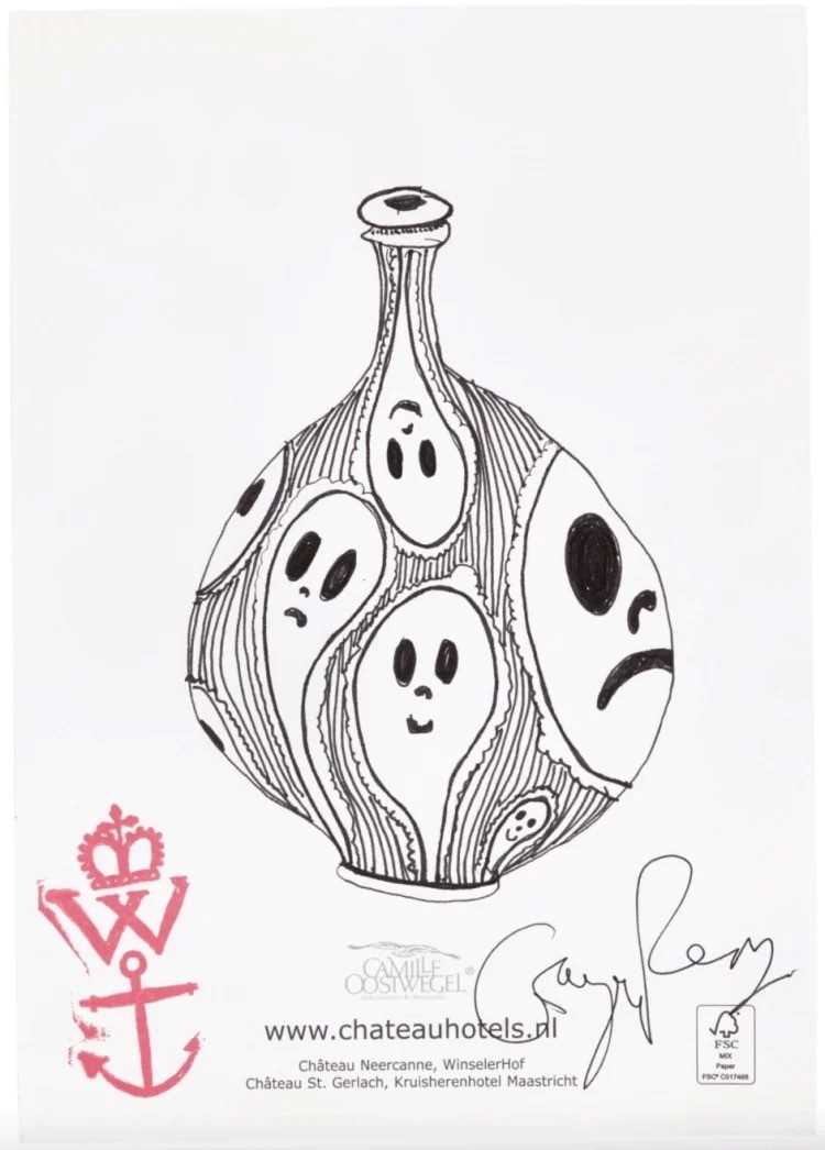 Lot 138 - Grayson Perry (British 1960-), 'Untitled (Ghost Vase)'