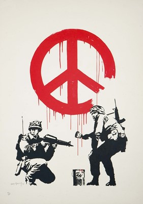Lot 266 - Banksy (British 1974-), 'CND Soldiers', 2005