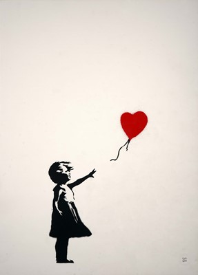 Lot 271 - Banksy (British 1974-), 'Girl With Balloon', 2004