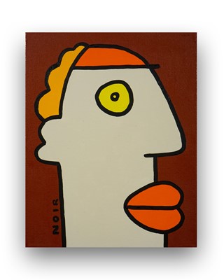 Lot 261 - Thierry Noir (French 1958-), 'My Sense Of Improvisation Often Saves Me From An Uncomfortable Situation', 2020