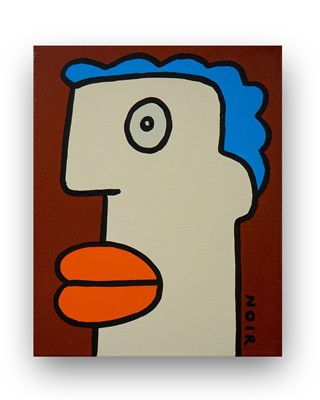 Lot 231 - Thierry Noir (French 1958-), 'I Close The Windows, The Rain Doubles In Intensity', 2020