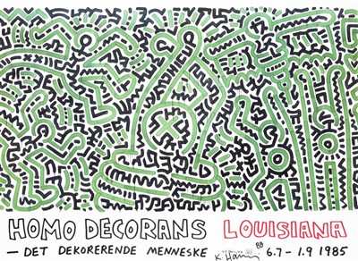 Lot 408 - Keith Haring (American 1958-1990), ‘Homo Decorans’, 1985