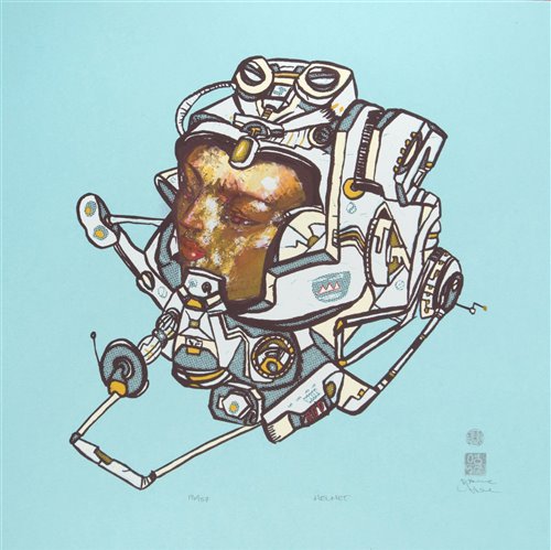 Lot 188 - David Choe (American b.1976), ‘Helmet’, 2007