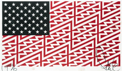 Lot 390 - Faile (Collaboration) ‘Star Spangled Shadows’, 2009