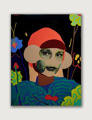 Lot 218 - Paul Insect (British 1970-), 'Girl In Flowers', 2017