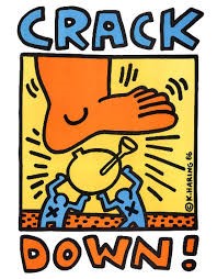 Lot 48 - Keith Haring (American 1958-1990), ‘Crack Down!’, 1986