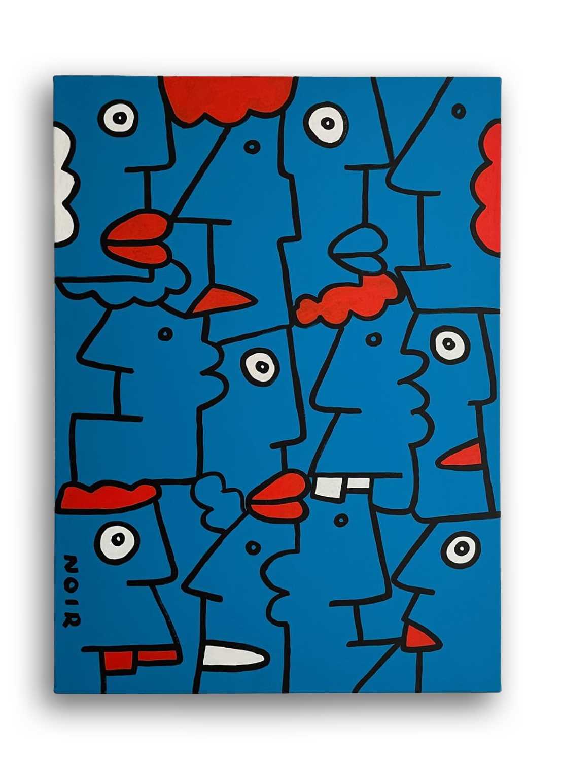 Lot 250 - Thierry Noir (French 1958-), 'Fast Form Manifest Summer Collection No1', 2016