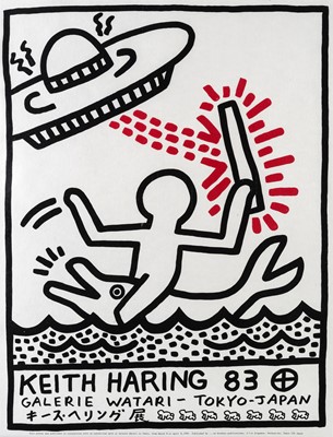 Lot 242 - Keith Haring (American 1958-1990), 'Galerie Watari', 1983