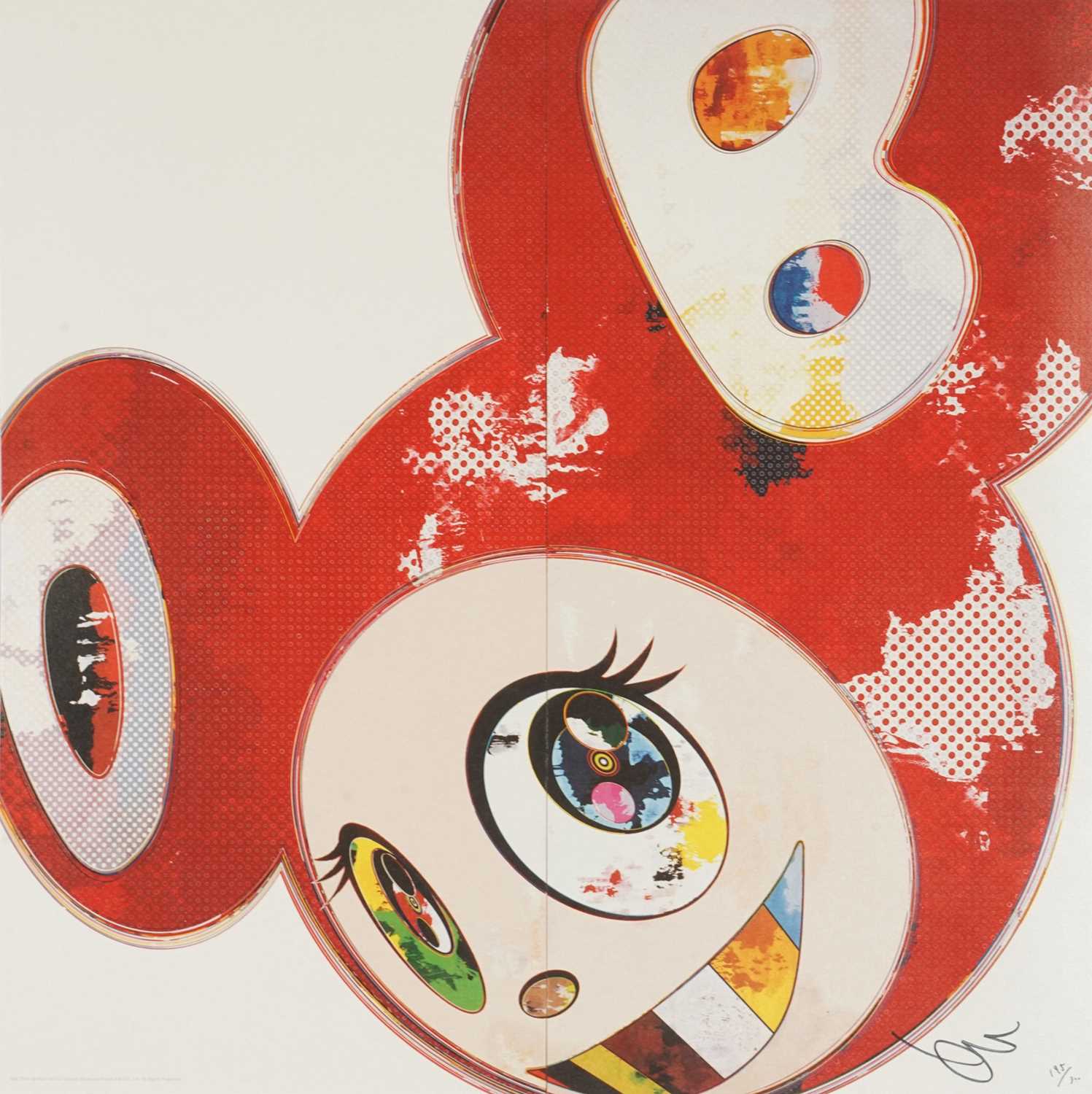 Lot 67 - Takashi Murakami (Japanese 1962-), 'And Then x6 Red', 2013