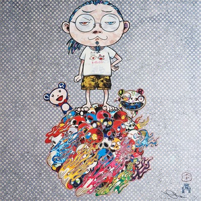 Lot 64 - Takashi Murakami (Japanese 1962-), 'Me and the Mr. DOBs', 2013