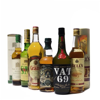 Lot 215 - 6 bottles Mixed Blended Scotch Whisky