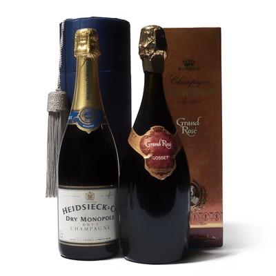 Lot 128 - 2 bottles Mixed Champagne