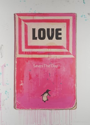Lot 148 - Harland Miller (British 1964-), 'Love Saves The Day', 2014