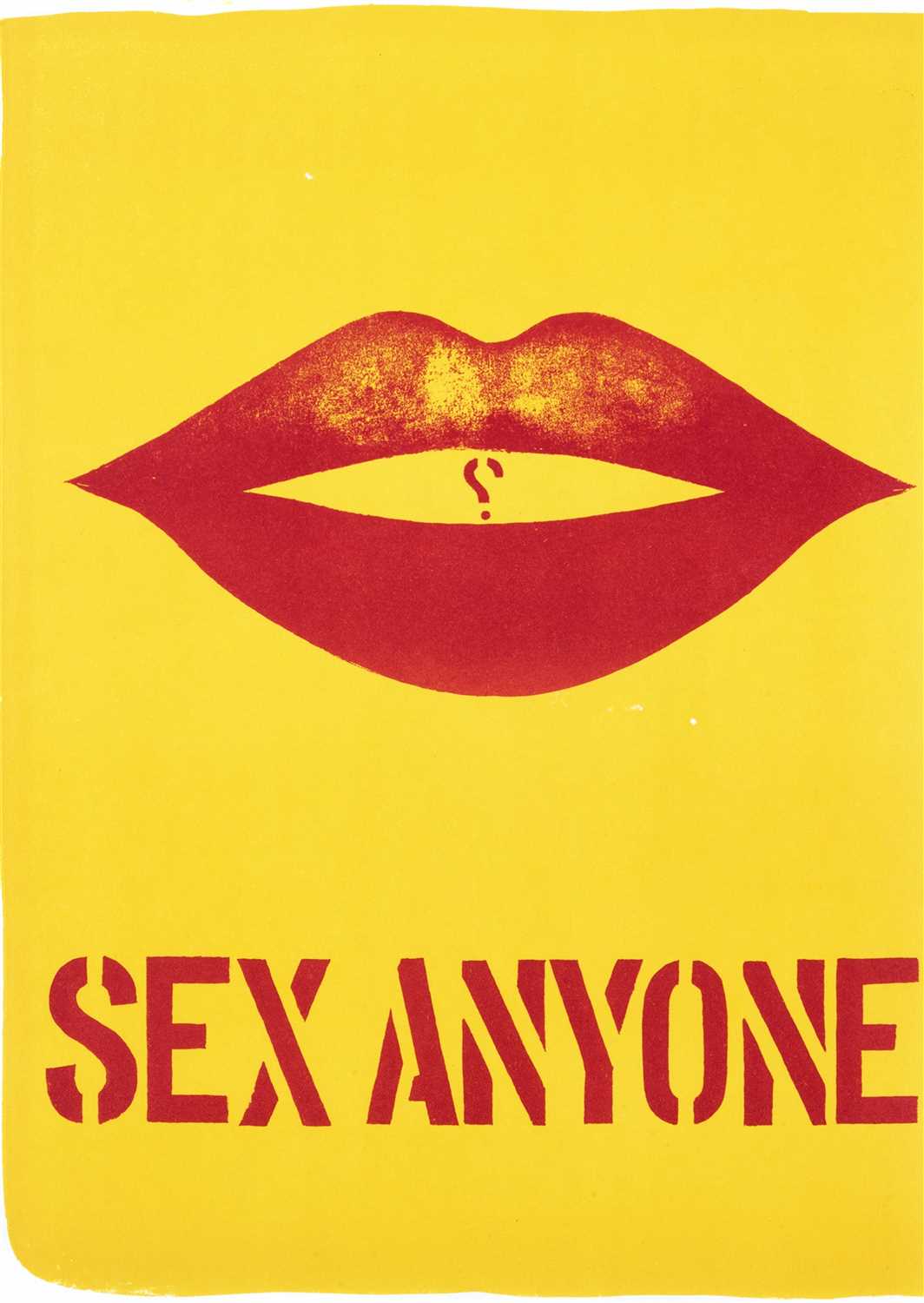 Lot 99 - Robert Indiana (American 1928-2018), 'Sex Anyone', 1964