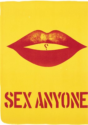 Lot 99 - Robert Indiana (American 1928-2018), 'Sex Anyone', 1964