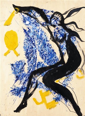 Lot 359 - Roy Maynard & Ronnie Wood (Collaboration), 'Dancing Matisse (Pollocks It’s Matisse)', 2019