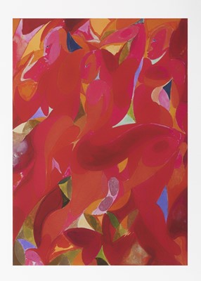 Lot 95 - Tunji Adeniyi-Jones (British 1992-), 'Three Red Figures Rising', 2021