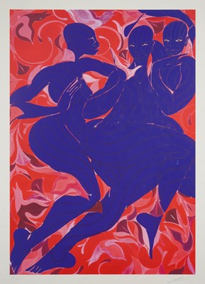 Lot 208 - Tunji Adeniyi-Jones (British 1992-), 'Violet Dance', 2021