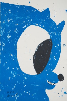 Lot 180 - Szabolcs Bozo (Hungarian 1992-), 'Blue Nicholas', 2020
