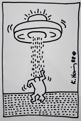 Lot 209 - Keith Haring (American 1958-1990), 'Untitled', 1988